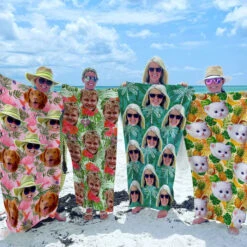 Waves For Days - Personalized Custom Beach Towel - Upload Image, Gift For Family, Gift For Kids