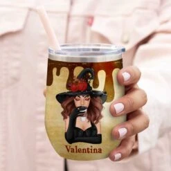 Even Witches Need Coffee - Personalized Wine Tumbler - Gift For Yourself, Halloween Gift -Pawfect House Store 6.Thumb3 bb1f1a30 b96d 410a 9ad2 e2ac76bf8b1f