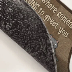 Where Someone Runs To Greet You - Personalized Decorative Mat - Gift For Pet Lovers -Pawfect House Store 6.Thumb4 483a638b 337c 47c6 98de 3ea309406677
