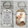 To My Wife, You Are My Queen Forever - Upload Image, Gift For Couples - Personalized Keychain