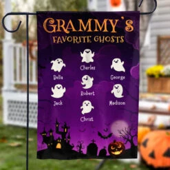 Halloween And Favorite Ghosts - Personalized Flag -Pawfect House Store 6.Thumbnail 3 f36eb97d 7984 4424 910e ec2d6d0bf0b3