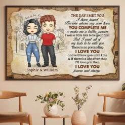 You Make Me A Better Person - I Love You Forever And Always - Gift For Couples, Personalized Horizontal Poster -Pawfect House Store 6.Thumbnail 4 3f7fc322 1c33 4560 8211 b5269228ef23