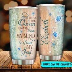 Into The Ocean I Go - Personalized Tumbler