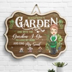 Lose My Mind Find My Soul - Personalized Shaped Wood Sign - Gift For Gardening Lovers -Pawfect House Store 6.Thumbnail2 51eff797 5619 4e49 83f2 e9c0c176b68d