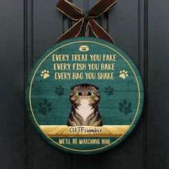 Every Bag You Shake We'll Be Watching You - Funny Personalized Cat Door Sign -Pawfect House Store 6.Thumbnail2 51f7f44d a435 4620 97ad 2d0beb153cb0