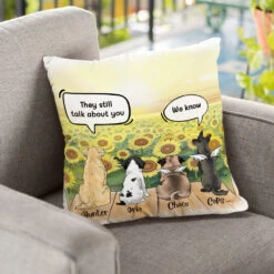 Still Talk About You - Dogs In Heaven - Personalized Pillow (Insert Included)