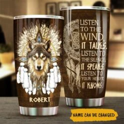 Listen To The Wind, It Talks - Personalized Tumbler -Pawfect House Store 6.Thumbnail3 2