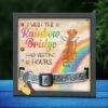 Rainbow Bridge - Memorial Personalized Custom Pet Loss Sign, Collar Frame - Sympathy Gift, Gift For Pet Owners, Pet Lovers