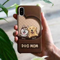 Born To Be A Dog Mom - Gift For Dog Mom, Personalized Phone Case