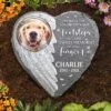 Sweet Memories Of Your Linger On - Personalized Memorial Stone, Pet Grave Marker - Upload Image, Memorial Gift, Sympathy Gift