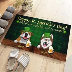 Happy Saint Patrick's Day, Hope You Brought Beer - Personalized Decorative Mat -Pawfect House Store 6.thumb3 04a6beb6 ab14 434a b2f0 d6adc94f443f