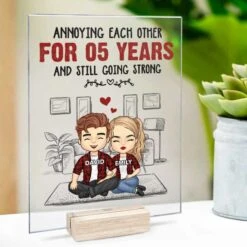 Annoying Each Other For Many Years - Gift For Couples, Husband Wife - Personalized Acrylic Plaque -Pawfect House Store 6.thumb3 3350989e 3bc5 4518 bf5f 38b687e6496b