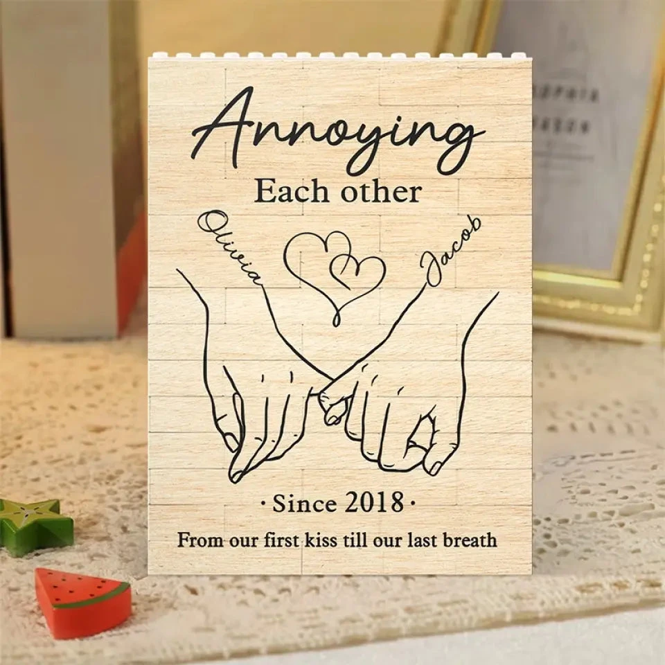 We Have A Forever Type Of Love - Couple Personalized Custom Vertical Rectangle Shaped Building Brick Blocks - Gift For Husband Wife, Anniversary 2 We Have A Forever Type Of Love - Couple Personalized Custom Vertical Rectangle Shaped Building Brick Blocks - Gift For Husband Wife, Anniversary - Image 2