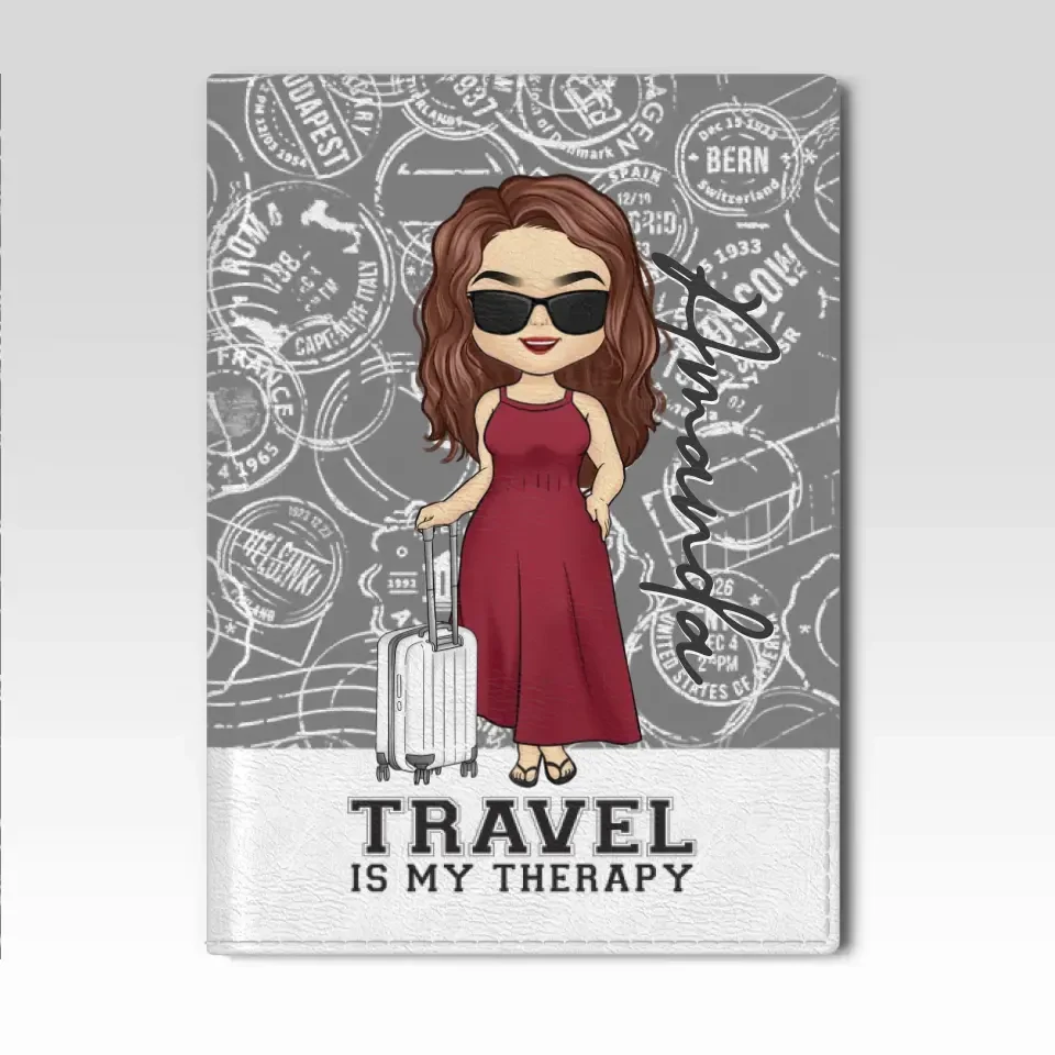 Travel Lover - Travel Personalized Custom Passport Cover, Passport Holder - Holiday Vacation Gift, Gift For Adventure Travel Lovers 1 Travel Lover - Travel Personalized Custom Passport Cover, Passport Holder - Holiday Vacation Gift, Gift For Adventure Travel Lovers