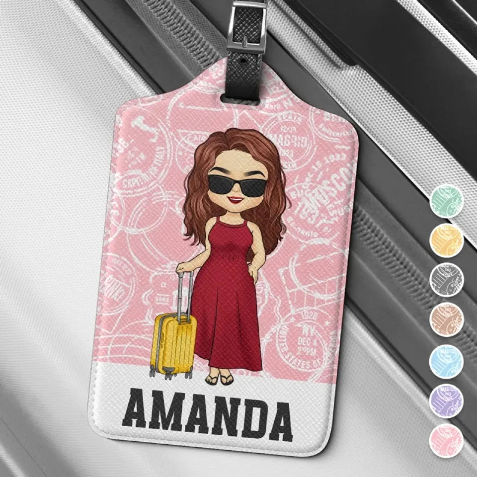 Exploring New Adventure Destinations - Travel Personalized Custom Luggage Tag - Holiday Vacation Gift, Gift For Travel Lovers 2 Exploring New Adventure Destinations - Travel Personalized Custom Luggage Tag - Holiday Vacation Gift, Gift For Travel Lovers - Image 2