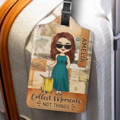 Find Moments Not Things - Travel Personalized Custom Luggage Tag - Holiday Vacation Gift, Gift For Adventure Travel Lovers 7 Find Moments Not Things - Travel Personalized Custom Luggage Tag - Holiday Vacation Gift, Gift For Adventure Travel Lovers -Pawfect House Store 65eebbb4544f7