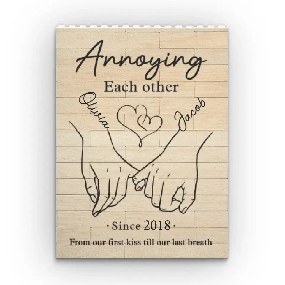 We Have A Forever Type Of Love - Couple Personalized Custom Vertical Rectangle Shaped Building Brick Blocks - Gift For Husband Wife, Anniversary 1 We Have A Forever Type Of Love - Couple Personalized Custom Vertical Rectangle Shaped Building Brick Blocks - Gift For Husband Wife, Anniversary