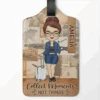 Find Moments Not Things - Travel Personalized Custom Luggage Tag - Holiday Vacation Gift, Gift For Adventure Travel Lovers