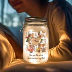 Custom Photo Hold Us Together - Family Personalized Custom Mason Jar Light - Mother's Day, Gift For Grandma 9 Custom Photo Hold Us Together - Family Personalized Custom Mason Jar Light - Mother's Day, Gift For Grandma -Pawfect House Store 65f01a4d67ac2