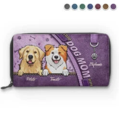 Dogs Just Need You And Love - Dog & Cat Personalized Custom Leather Long Wallet - Gift For Pet Owners, Pet Lovers