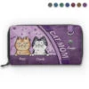 We Just Need You And Love - Dog & Cat Personalized Custom Leather Long Wallet - Gift For Pet Owners, Pet Lovers