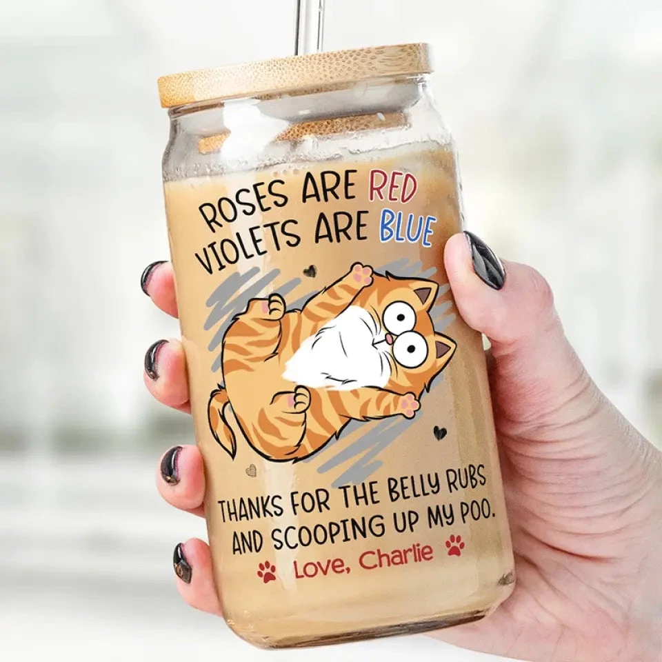 Cats Are Connoisseurs Of Comfort - Cat Personalized Custom Glass Cup, Iced Coffee Cup - Gift For Pet Owners, Pet Lovers 1 Cats Are Connoisseurs Of Comfort - Cat Personalized Custom Glass Cup, Iced Coffee Cup - Gift For Pet Owners, Pet Lovers