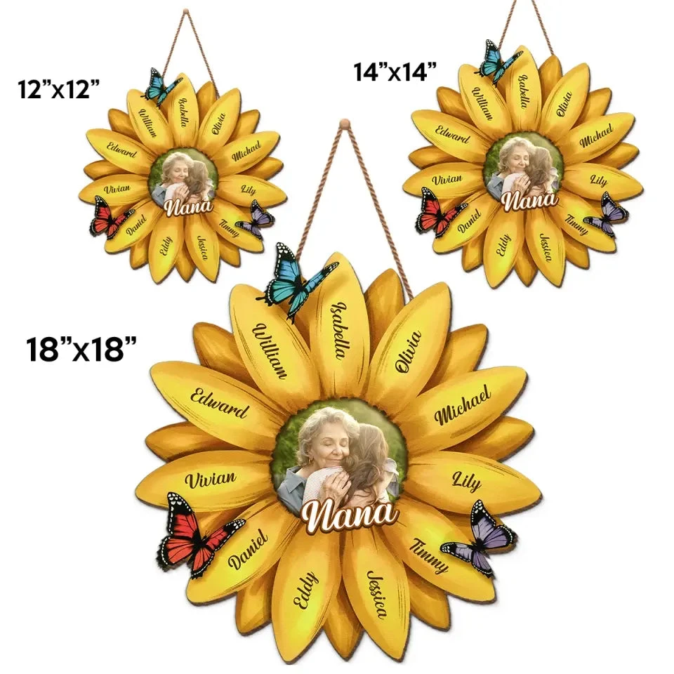 Custom Photo The World Best Nana - Family Personalized Custom Home Decor Wood Sign - House Warming Gift For Mom, Grandma 6 Custom Photo The World Best Nana - Family Personalized Custom Home Decor Wood Sign - House Warming Gift For Mom, Grandma - Image 6