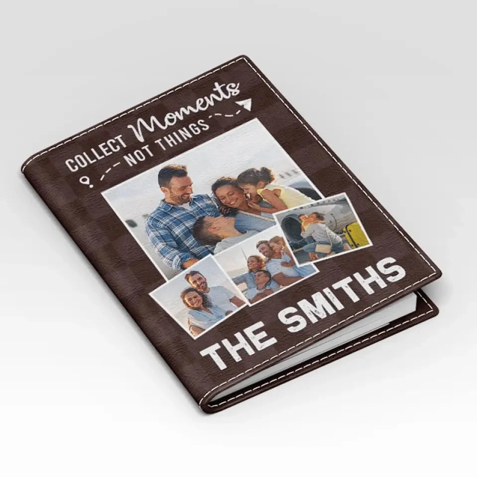 Custom Photo Collect Moments Together - Travel Personalized Custom Passport Cover, Passport Holder - Holiday Vacation Gift, Gift For Adventure Travel Lovers 3 Custom Photo Collect Moments Together - Travel Personalized Custom Passport Cover, Passport Holder - Holiday Vacation Gift, Gift For Adventure Travel Lovers - Image 3