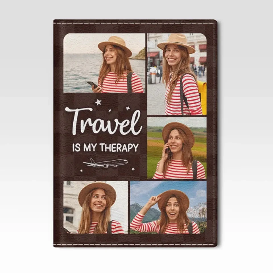 Custom Photo Catch Flights, Not Feelings - Travel Personalized Custom Passport Cover, Passport Holder - Holiday Vacation Gift, Gift For Adventure Travel Lovers 4 Custom Photo Catch Flights, Not Feelings - Travel Personalized Custom Passport Cover, Passport Holder - Holiday Vacation Gift, Gift For Adventure Travel Lovers - Image 4