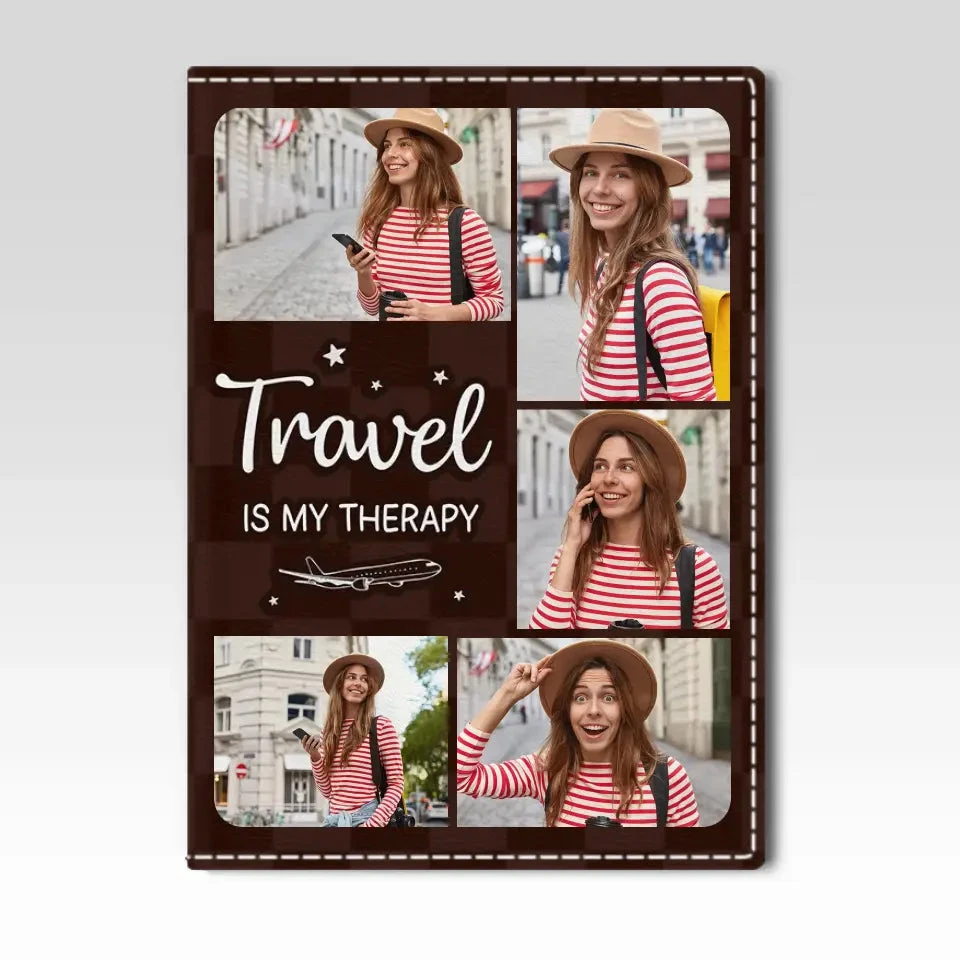 Custom Photo Catch Flights, Not Feelings - Travel Personalized Custom Passport Cover, Passport Holder - Holiday Vacation Gift, Gift For Adventure Travel Lovers 1 Custom Photo Catch Flights, Not Feelings - Travel Personalized Custom Passport Cover, Passport Holder - Holiday Vacation Gift, Gift For Adventure Travel Lovers