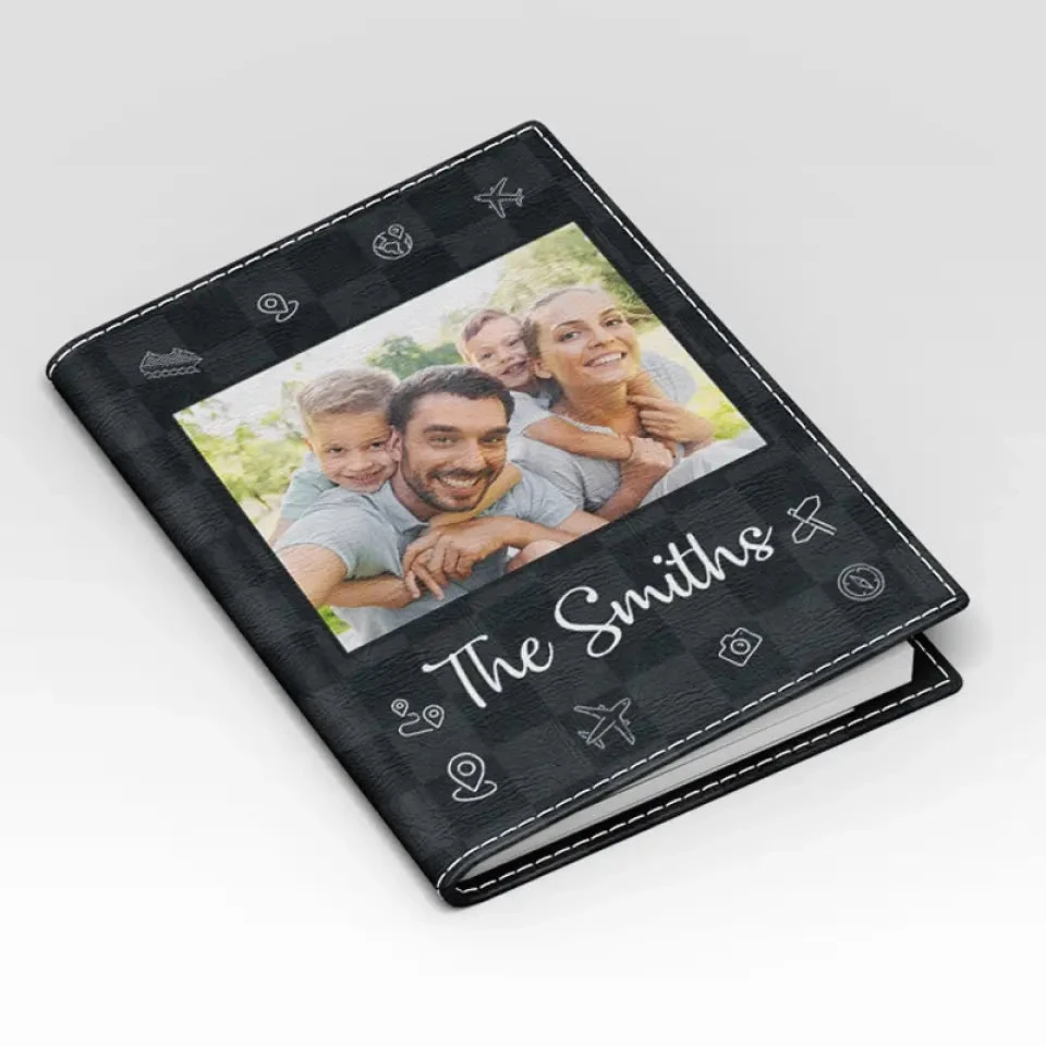 Custom Photo Ideal Travel Companions Are My Family - Travel Personalized Custom Passport Cover, Passport Holder - Holiday Vacation Gift, Gift For Adventure Travel Lovers 3 Custom Photo Ideal Travel Companions Are My Family - Travel Personalized Custom Passport Cover, Passport Holder - Holiday Vacation Gift, Gift For Adventure Travel Lovers - Image 3