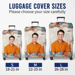 Custom Photo A Guy Loves Traveling - Travel Personalized Custom Luggage Cover - Holiday Vacation Gift, Gift For Adventure Travel Lovers -Pawfect House Store 65fa948ecfceb