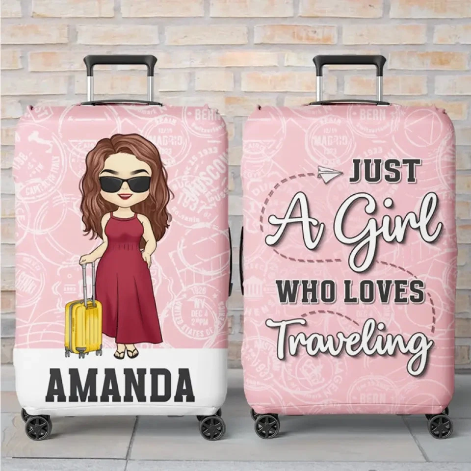 So The Adventure Begins - Travel Personalized Custom Luggage Cover - Holiday Vacation Gift, Gift For Adventure Travel Lovers 1 So The Adventure Begins - Travel Personalized Custom Luggage Cover - Holiday Vacation Gift, Gift For Adventure Travel Lovers