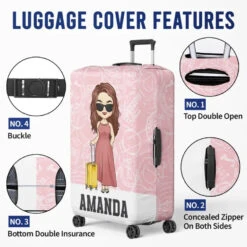 So The Adventure Begins - Travel Personalized Custom Luggage Cover - Holiday Vacation Gift, Gift For Adventure Travel Lovers 10 So The Adventure Begins - Travel Personalized Custom Luggage Cover - Holiday Vacation Gift, Gift For Adventure Travel Lovers -Pawfect House Store 65fd2c5c2529e