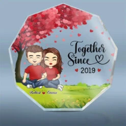 We’re Definitely Two Of A Kind - Couple Personalized Custom Nonagon Shaped Acrylic Plaque - Gift For Husband Wife, Anniversary 6 We’re Definitely Two Of A Kind - Couple Personalized Custom Nonagon Shaped Acrylic Plaque - Gift For Husband Wife, Anniversary -Pawfect House Store 660105717e90b