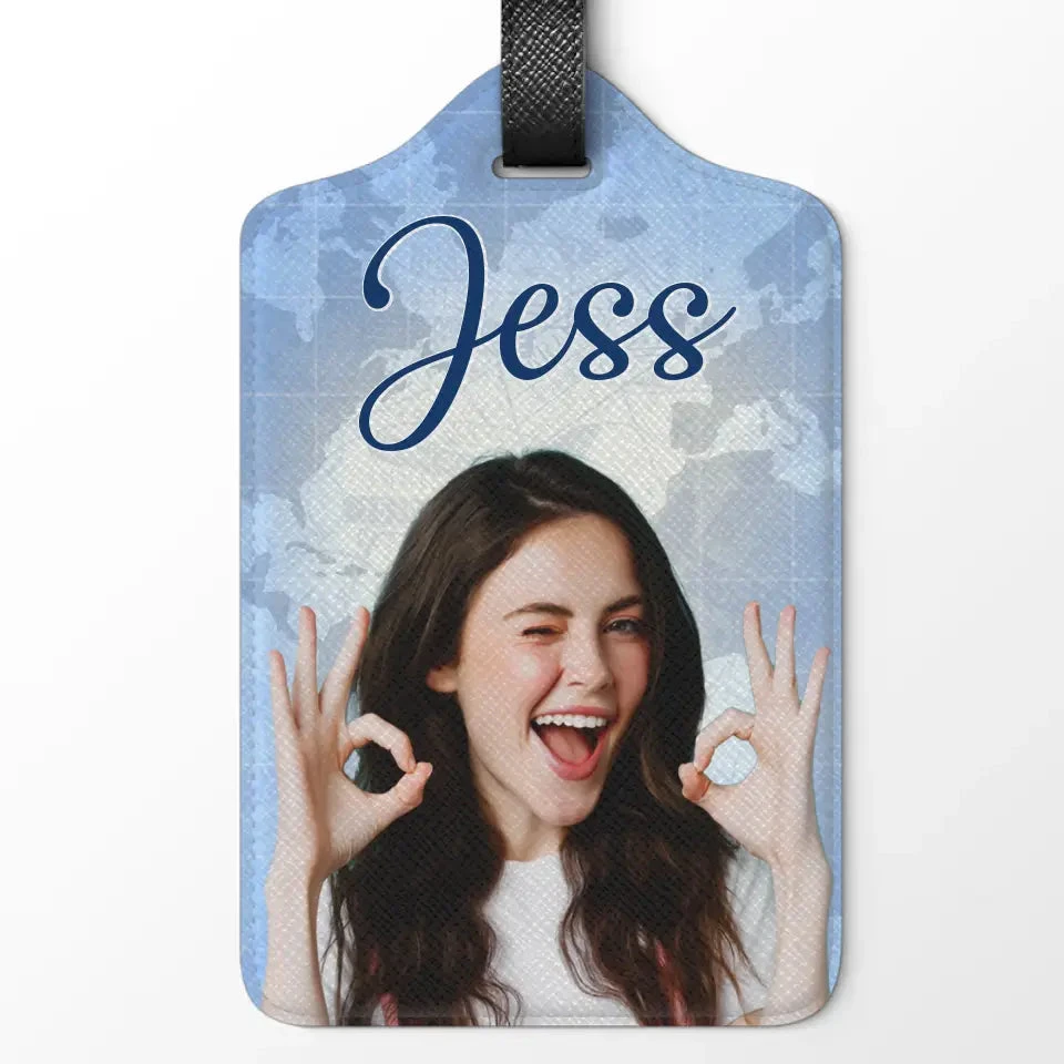 Custom Photo Travel Is My Passion - Travel Personalized Custom Luggage Tag - Holiday Vacation Gift, Gift For Adventure Travel Lovers 2 Custom Photo Travel Is My Passion - Travel Personalized Custom Luggage Tag - Holiday Vacation Gift, Gift For Adventure Travel Lovers - Image 2