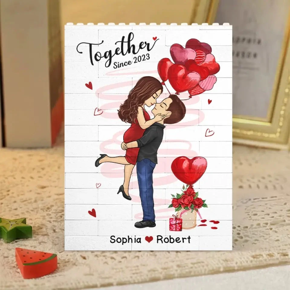 I Love You Forever - Couple Personalized Custom Vertical Rectangle Shaped Building Brick Blocks - Gift For Husband Wife, Anniversary 1 I Love You Forever - Couple Personalized Custom Vertical Rectangle Shaped Building Brick Blocks - Gift For Husband Wife, Anniversary