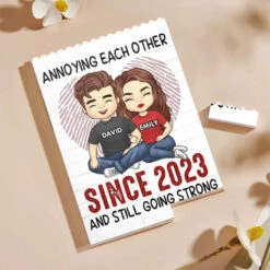 Annoying Each Other Still Going Strong - Couple Personalized Custom Vertical Rectangle Shaped Building Brick Blocks - Gift For Husband Wife, Anniversary 6 Annoying Each Other Still Going Strong - Couple Personalized Custom Vertical Rectangle Shaped Building Brick Blocks - Gift For Husband Wife, Anniversary -Pawfect House Store 660288e9919bd