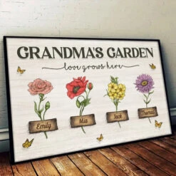 Grandma I Love You - Family Personalized Custom Horizontal Poster - Mother's Day, Gift For Mom, Grandma 7 Grandma I Love You - Family Personalized Custom Horizontal Poster - Mother's Day, Gift For Mom, Grandma -Pawfect House Store 660a855e1b1e9