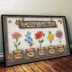 Mom Knows A Lot But Grandma Knows Everything - Family Personalized Custom Horizontal Poster - Mother's Day, Gift For Grandma 7 Mom Knows A Lot But Grandma Knows Everything - Family Personalized Custom Horizontal Poster - Mother's Day, Gift For Grandma -Pawfect House Store 660a8c153612f