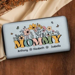 My Mother Is My Root, My Foundation - Family Personalized Custom Leather Long Wallet - Mother's Day, Gift For Mom, Grandma 8 My Mother Is My Root, My Foundation - Family Personalized Custom Leather Long Wallet - Mother's Day, Gift For Mom, Grandma -Pawfect House Store 660e29f000099