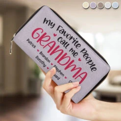 My Favourite People Call Me Grandma - Family Personalized Custom Leather Long Wallet - Mother's Day, Gift For Mom, Grandma 9 My Favourite People Call Me Grandma - Family Personalized Custom Leather Long Wallet - Mother's Day, Gift For Mom, Grandma -Pawfect House Store 660f99bddb93b