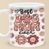 Best Dog Mom Ever - Dog & Cat Personalized Custom 3D Inflated Effect Printed Mug - Mother's Day, Gift For Pet Owners, Pet Lovers