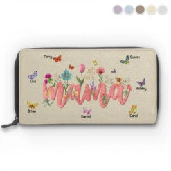 We Have The Best Mommy Ever - Family Personalized Custom Leather Long Wallet - Mother's Day, Gift For Mom, Grandma