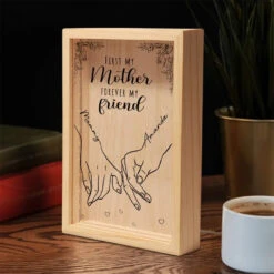 First My Mother, Forever My Friend - Family Personalized Custom Frame Light Box - Mother's Day, Gift For Mom, Grandma 8 First My Mother, Forever My Friend - Family Personalized Custom Frame Light Box - Mother's Day, Gift For Mom, Grandma -Pawfect House Store 66273a08d94ac