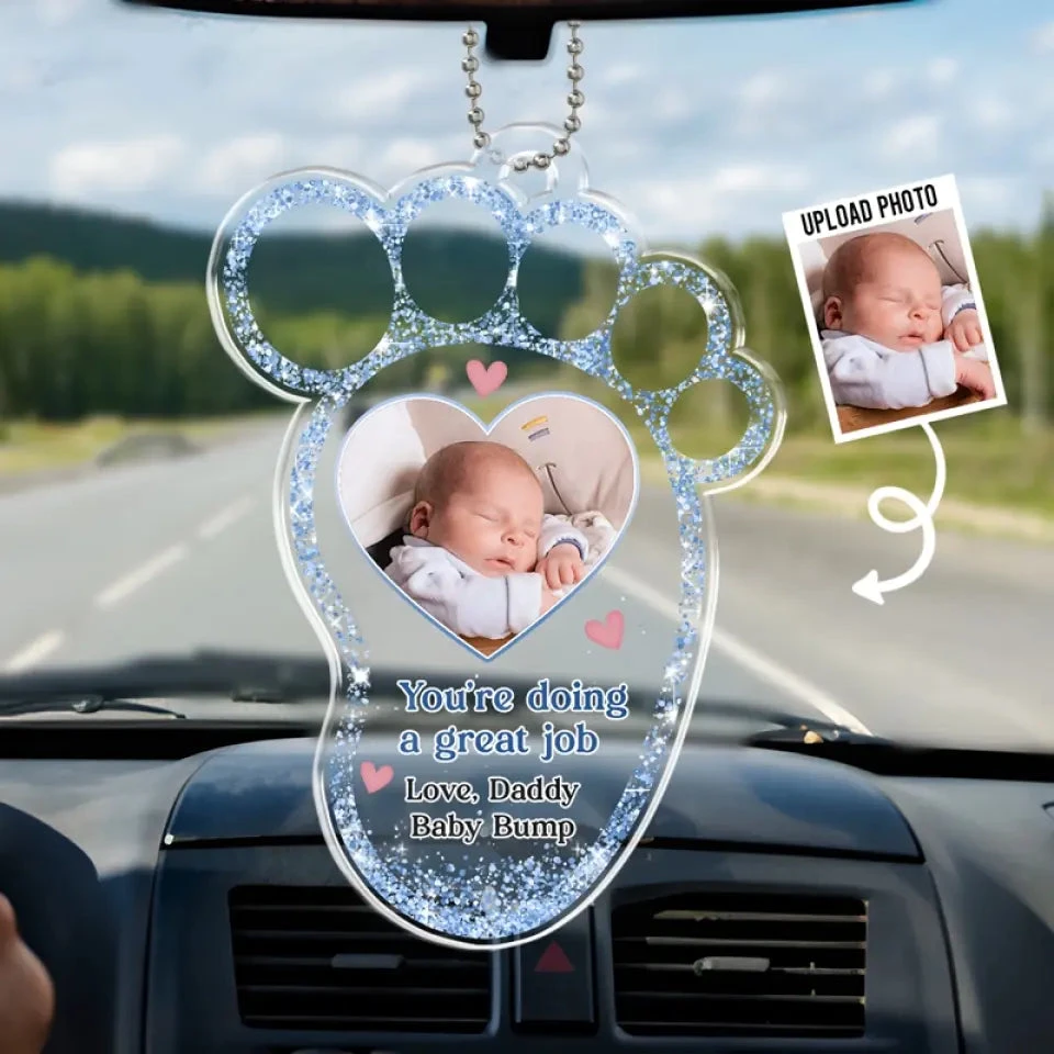 Custom Photo Drive Safe I Love You So Much - Family Personalized Custom Car Ornament - Acrylic Custom Shaped - Gift For Family Members 1 Custom Photo Drive Safe I Love You So Much - Family Personalized Custom Car Ornament - Acrylic Custom Shaped - Gift For Family Members