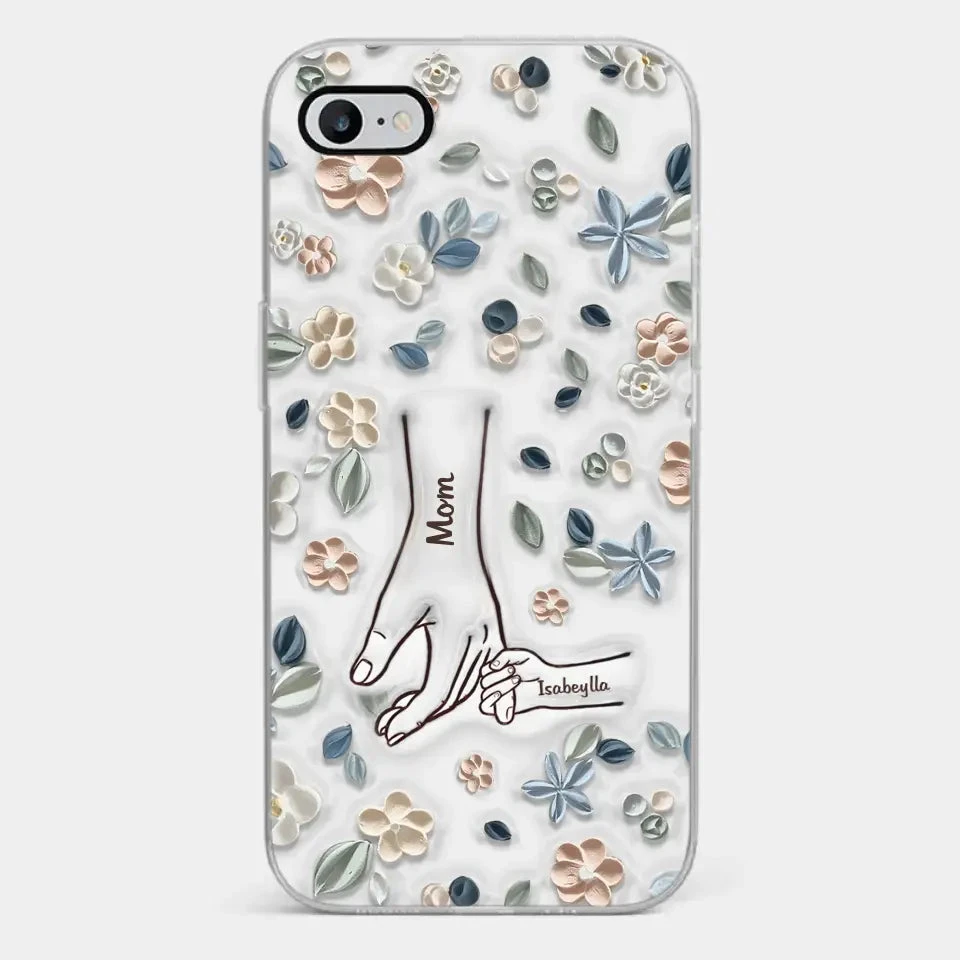 Mom, You Are My Hero - Family Personalized Custom 3D Inflated Effect Printed Clear Phone Case - Mother's Day, Gift For Mom, Grandma 2 Mom, You Are My Hero - Family Personalized Custom 3D Inflated Effect Printed Clear Phone Case - Mother's Day, Gift For Mom, Grandma - Image 2