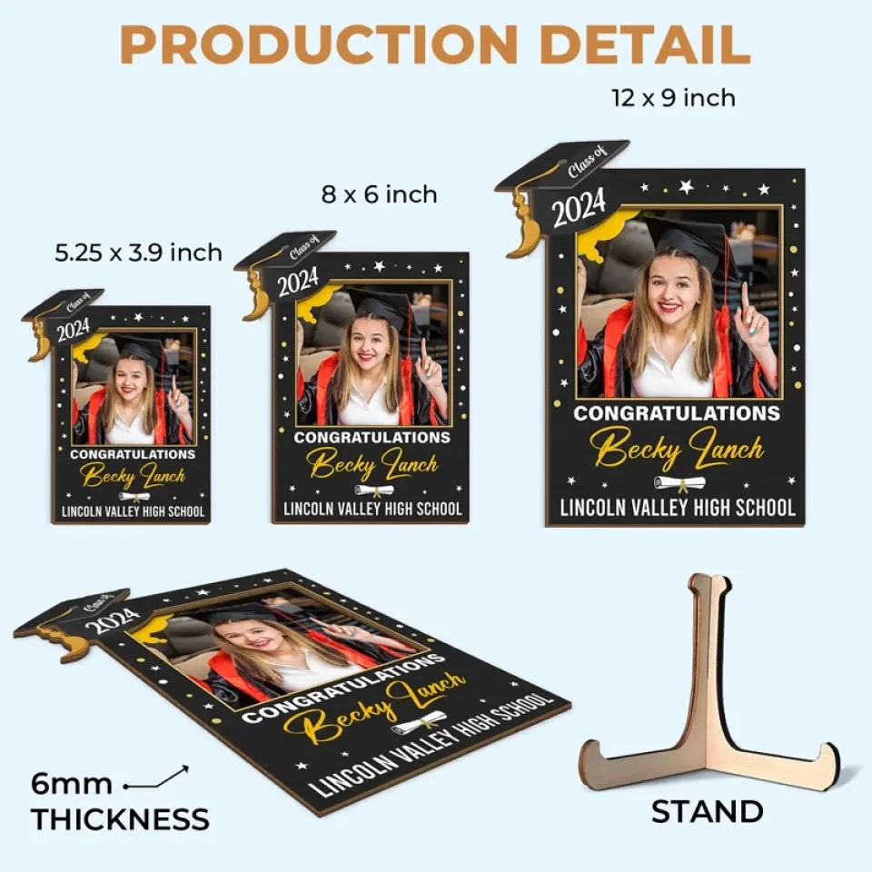 Custom Photo Forever Is Composed Of Nows - Family Personalized Custom 2-Layered Wooden Plaque With Stand - Graduation Gift For Siblings, Brothers, Sisters 6 Custom Photo Forever Is Composed Of Nows - Family Personalized Custom 2-Layered Wooden Plaque With Stand - Graduation Gift For Siblings, Brothers, Sisters - Image 6