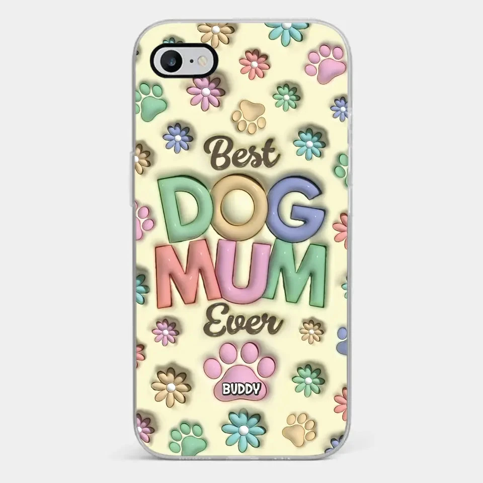 Best Fur Mom Ever - Dog & Cat Personalized Custom 3D Inflated Effect Printed Clear Phone Case - Mother's Day, Gift For Pet Owners, Pet Lovers 2 Best Fur Mom Ever - Dog & Cat Personalized Custom 3D Inflated Effect Printed Clear Phone Case - Mother's Day, Gift For Pet Owners, Pet Lovers - Image 2