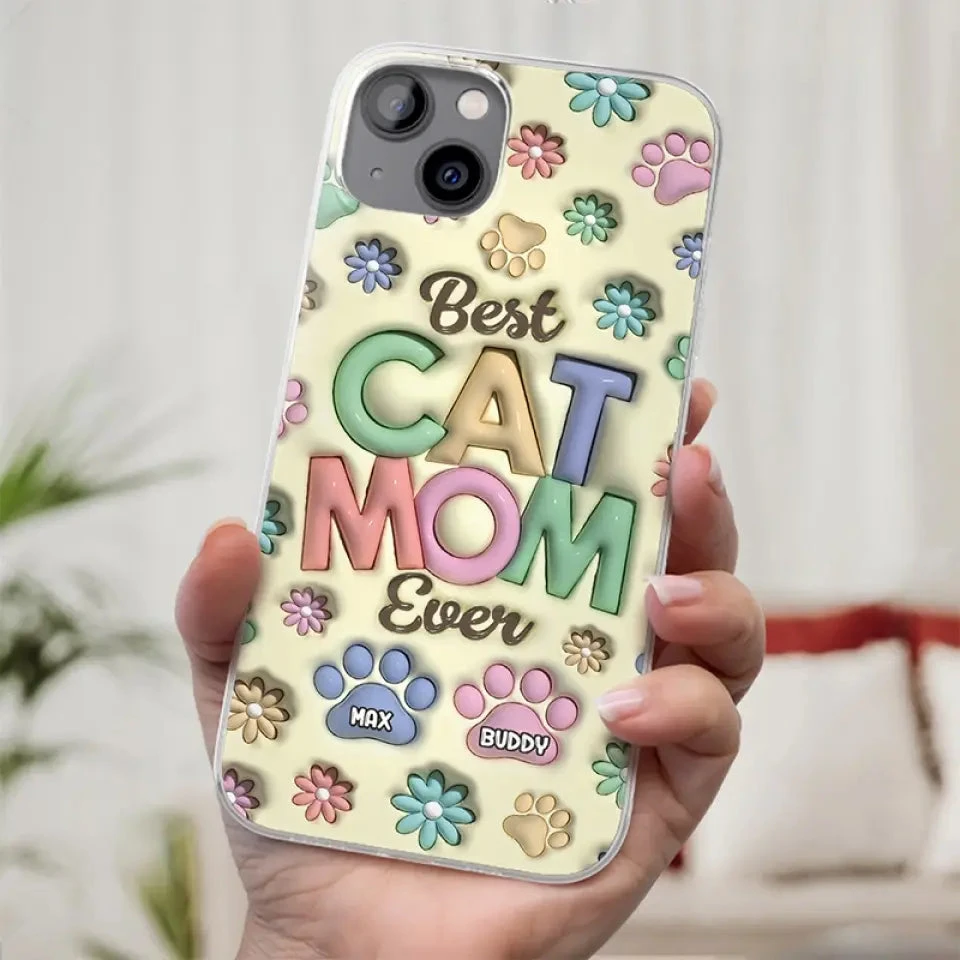 Best Fur Mom Ever - Dog & Cat Personalized Custom 3D Inflated Effect Printed Clear Phone Case - Mother's Day, Gift For Pet Owners, Pet Lovers 3 Best Fur Mom Ever - Dog & Cat Personalized Custom 3D Inflated Effect Printed Clear Phone Case - Mother's Day, Gift For Pet Owners, Pet Lovers - Image 3